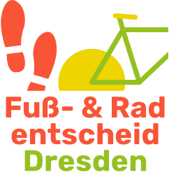 Logo Fuß und Radentscheid Dresden